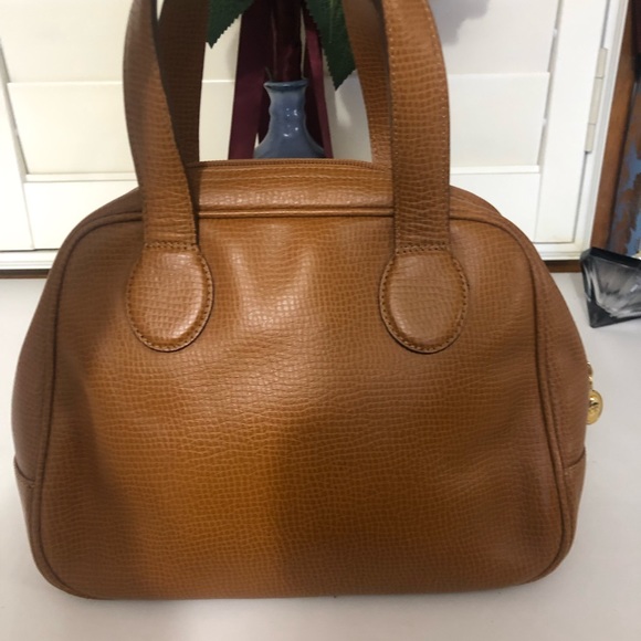 Authentic RARE CHRISTIAN DIOR Iguana embossed leather handbag - Picture 6 of 12